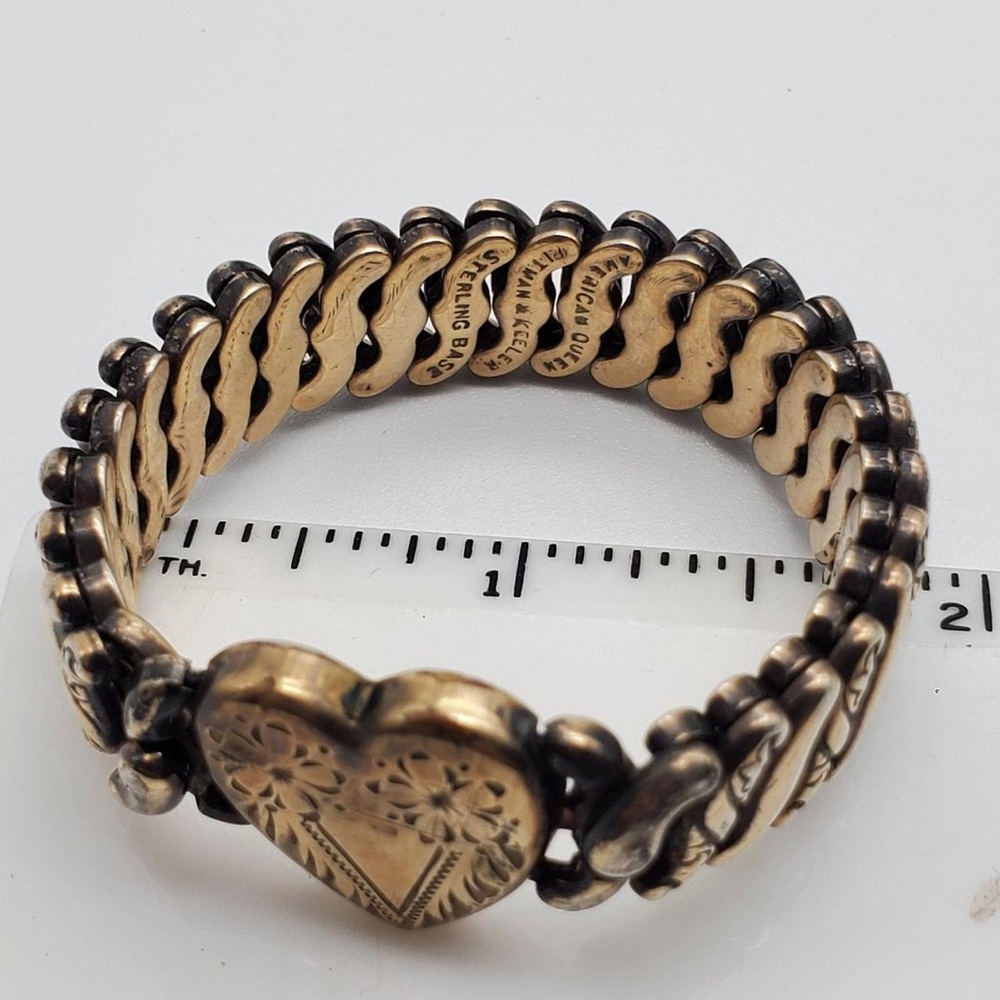 Gold-Tone Heart Bracelet